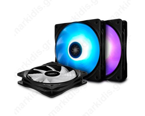 DEEPCOOL RF 120 3 IN 1 RGB COOLING FAN 120mm BLACK