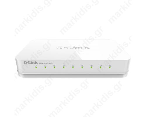 D-LINK GO-SW-8G GIGABIT ETHERNET 8-PORT SWITCH