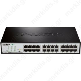 D-LINK DGS-1024D GIGABIT ETHERNET 24-PORT SWITCH (RACKMOUNT)