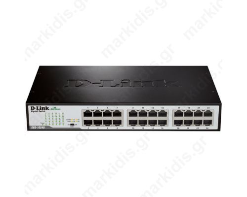 D-LINK DGS-1024D GIGABIT ETHERNET 24-PORT SWITCH (RACKMOUNT)