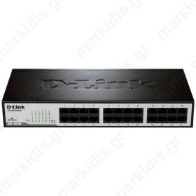 D-LINK DES-1024D GIGABIT ETHERNET 24-PORT SWITCH (RACKMOUNT)