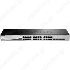 D-LINK DGS-1210-28 GIGABIT METRO ETHERNET 24-PORT+4 SFP PORT SWITCH (RACKMOUNT)