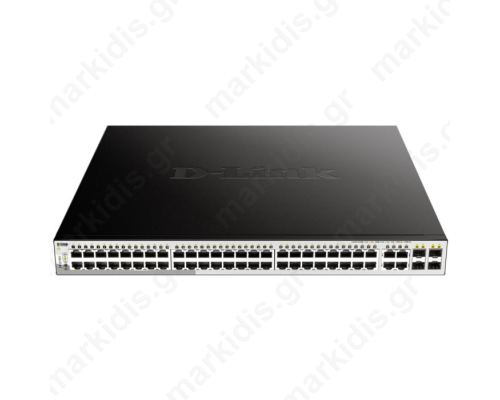 D-LINK DGS-1210-52MP SMART SWITCH GIGABIT MAX POE 4xSFP