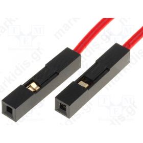 Connection cable PIN1 250mm Colour red Pcs:10