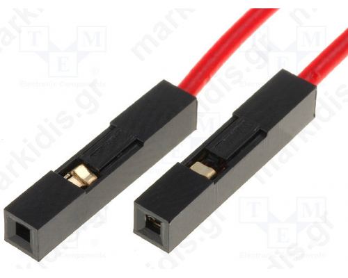 Connection cable PIN1 250mm Colour red Pcs:10