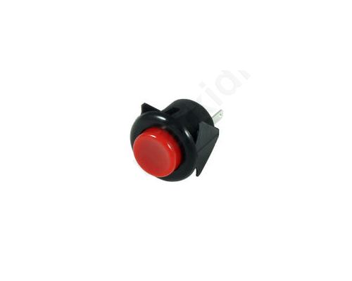 Switch: push-button Positions:2 SPST-NO 3A/125VAC red