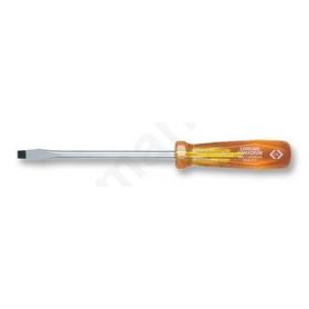 Screwdriver, Slotted, 125 mm Blade, 7 mm Tip, 225 mm Overall