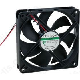 Fan DC axial 24VDC 120x120x25mm 158m3/h 40.5dBA