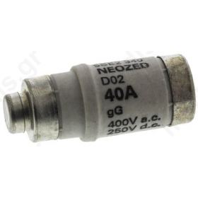 Fuse D02-40A gG-gI (Bussmann 40NZ02)