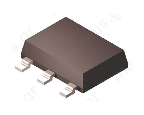 BSP61,115 PNP Darlington Pair, -1 A 60 V HFE:1000