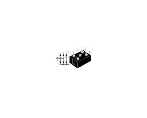 IXYS VUO125-16N07, 3-phase Bridge Rectifier Module, 166A 1600V, 5-pin PWS C
