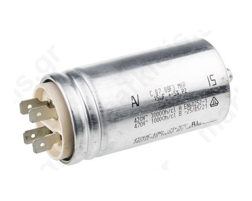 15μ F Polypropylene Film Capacitor 500 V ac ±5%