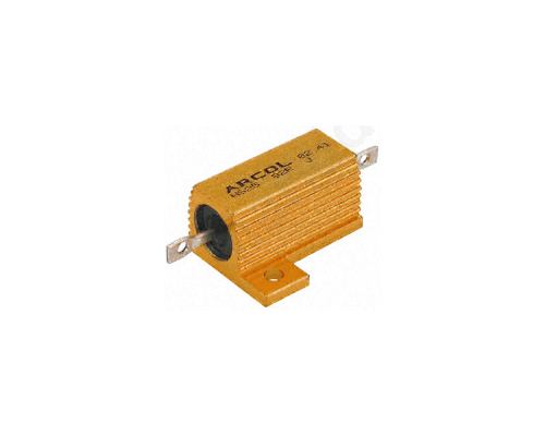 HS25 Series Aluminium Housed Axial Panel Mount Resistor, 10O ±5% 25W