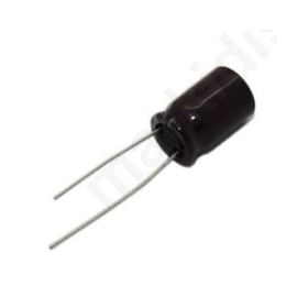 Capacitor: electrolytic THT 0.1uF 100VDC Φ5 x9mm Pitch:2mm