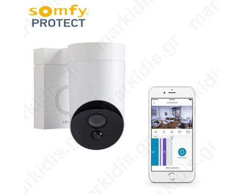 Somfy Protect Outdoor Camera blanche