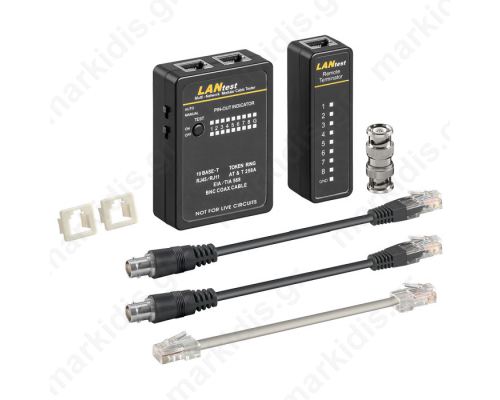 Network Cable Tester Set  for testing CAT 5/6 network and ISDN connections
