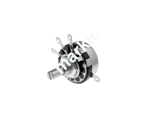 Potentiometer shaft single turn 680k Ω 2W