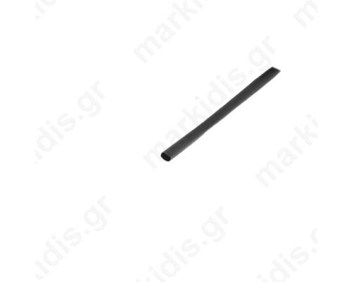 Heat shrink sleeve glueless 2: 1 9.5mm black polyolefine