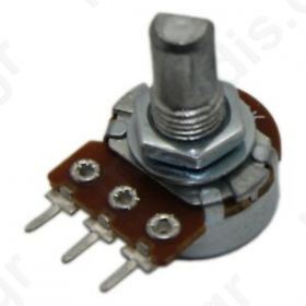 Potentiometer shaft single turn 100ΚΩ 125mW