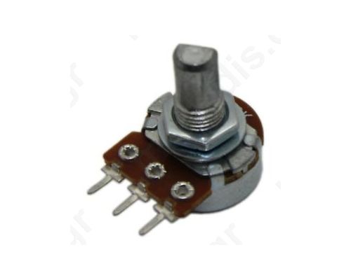 Potentiometer shaft single turn 100ΚΩ 125mW