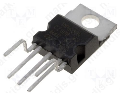 Current Mode Controller, 1.5 A, 200 kHz, 0 > 15 V PENTAWATT, 5-Pin