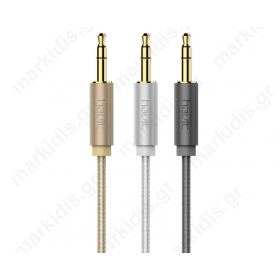 Audio cable, Earldom, ET-AUX12, 3.5mm jack, M/M, 1.0m