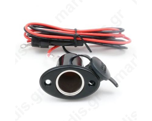 Car lighter socket housing car lighter socket x1 black