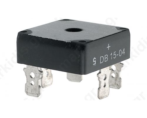 Three-phase bridge rectifier Urmax: 1600V If: 25A Ifsm: 350A
