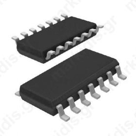 IC Digital D flip-flop Channels:2 CMOS SMD SO14