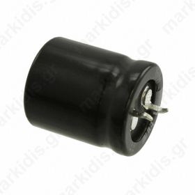 Capacitor: electrolytic SNAP-IN 100uF 400VDC 22x25mm