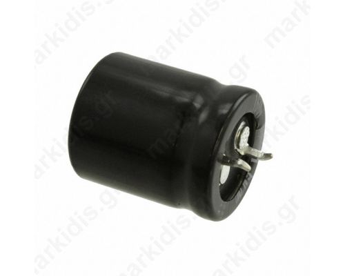 Capacitor: electrolytic SNAP-IN 100uF 400VDC 22x25mm