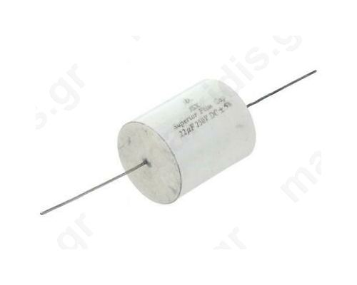 Capacitor: polypropylene 2.2uF 250VDC ±5% Φ14 x26mm