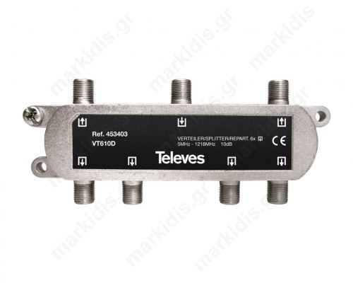 453403 splitter 6 ways F 5-1218 MHz