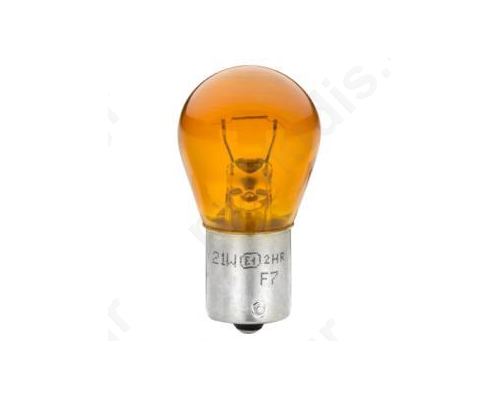 Filament lamp automotive BAU15S orange 12V 21W
