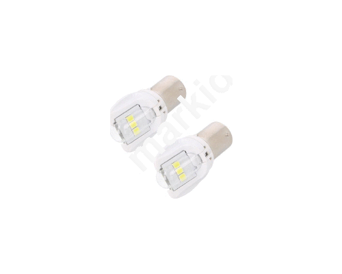 ΛΑΜΠΑΚΙ ΑΥΤΟΚΙΝΗΤΟΥ LED BAY15S 12V WHITE SET