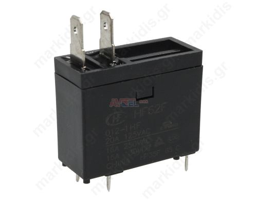 Relay SPST-NO 12VDC 16A/250VAC 20A