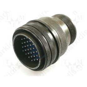 Connector military Series DS/MS plug male PIN37 for cable