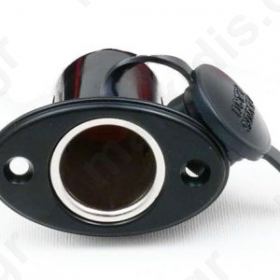 Car lighter socket housing car lighter socket x1 black