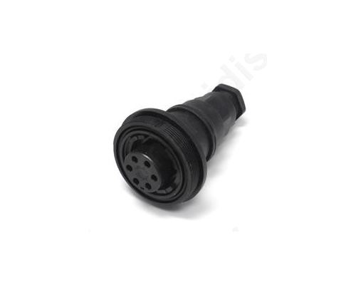 Connector circular plug female PIN 6 Buccaneer Standard IP68