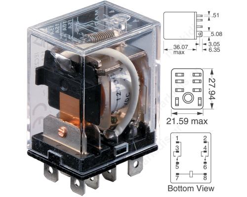 RELAY OMRON LY2  24VDC