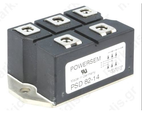 ΓΕΦΥΡΑ ΜΟΝΟΦΑΣΙΚΗ 84A/800V PSB112/08 POWERSEM