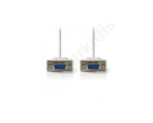 Καλώδιο Null Modem, D-Sub 9 pin θηλ. - D-Sub 9 pin θηλ., 2m.