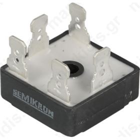 Three-phase bridge rectifier Urmax 1.6kV If: 20A Ifsm: 370A