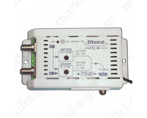 One Output Multiband Amplifier. LTE   4G