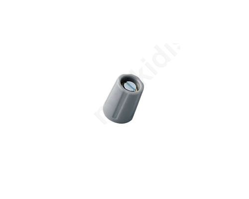 Knob without pointer ABS shaft 4mm 10.5x14mm grey