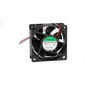 Fan DC axial 24VDC 60x60x25mm 39.7m3/h 34.5dBA ball bearing