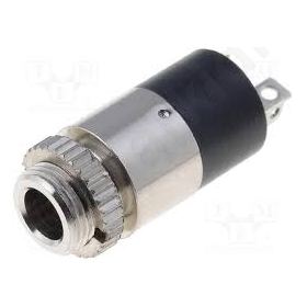 Socket Jack 3,5mm female stereo ways 3 straight soldering Socket Jack 3,5mm female stereo ways 3 straight soldering