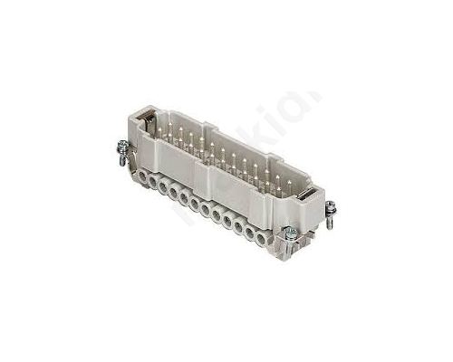 Connector HDC male CNE PIN 24 24+PE size 104.27 16A 500V CNEM24T