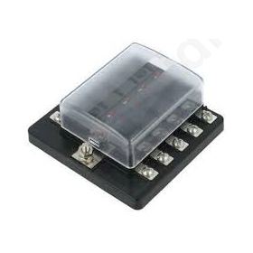 Fuse acces fuse boxes 19mm 30A screw Body black UL94V-0