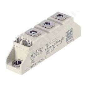 Module thyristor double series 1.6kV 106A SEMIPACK1 screw
